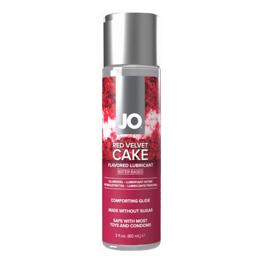 Лубрикант на водной основе JO H2O Red Velvet Cake Flavored Lubricant - 60 мл. - System JO - купить с доставкой в Набережных Челнах