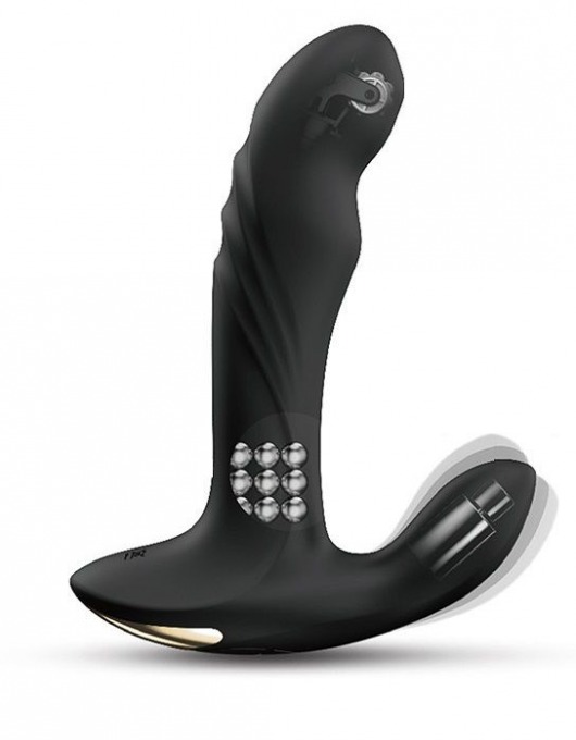 Черный вибромассажер простаты Multi P-Joy с 3 моторами - Dorcel - в Набережных Челнах купить с доставкой