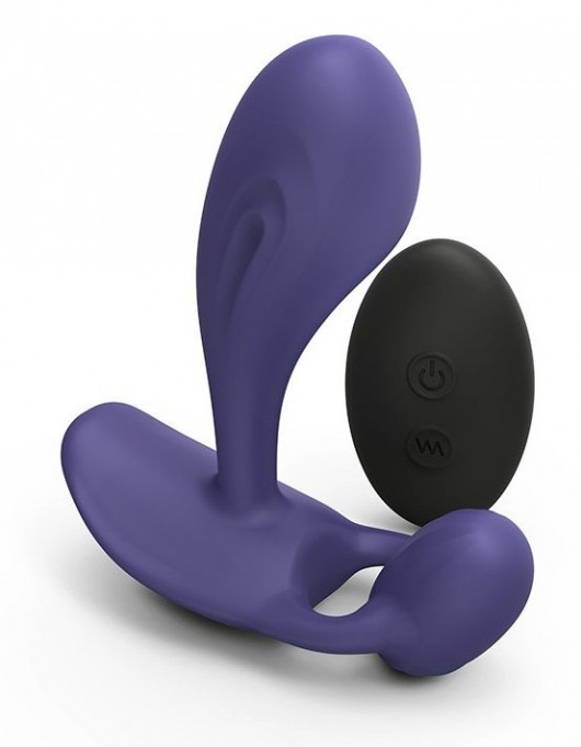 Темно-синий вибромассажер Witty P G Vibrator with Remote Control - Love to Love - в Набережных Челнах купить с доставкой