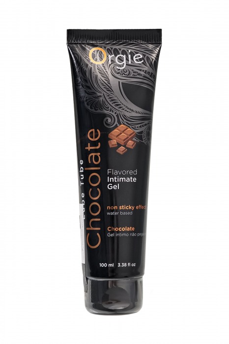 Интимный гель на водной основе Lube Tube Chocolate с шоколадным вкусом - 100 мл. - ORGIE - купить с доставкой в Набережных Челнах