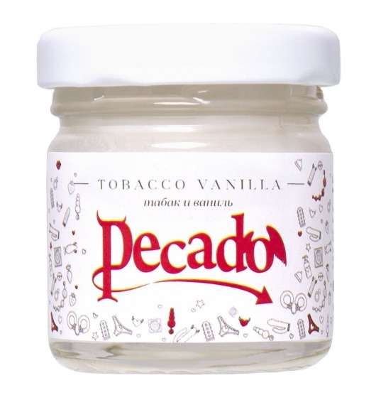 Массажная свеча Tobacco Vanilla - 35 мл. - Pecado - купить с доставкой в Набережных Челнах