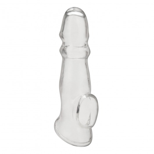 Прозрачная насадка для пениса Girthy Penis Enhancing Sleeve Extension - 17,1 см. - BlueLine - в Набережных Челнах купить с доставкой