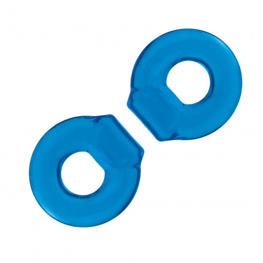 Комплект из двух колец для пениса 2-Pack Ultra-Stretch Stamina Endurance Ring - BlueLine - в Набережных Челнах купить с доставкой