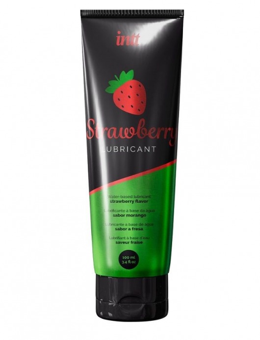 Смазка на водной основе с ароматом клубники Strawberry Lubricant - 100 мл. - INTT - купить с доставкой в Набережных Челнах
