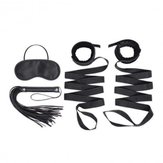 Эротический набор 4PC Bondage Bed Strap   Flogger Kit - Lux Fetish - купить с доставкой в Набережных Челнах