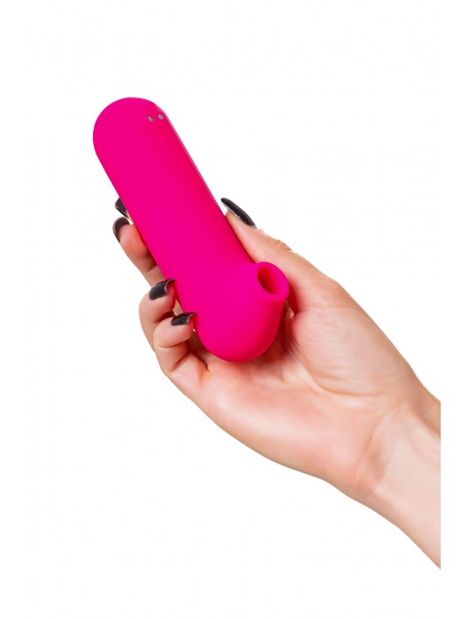 Ярко-розовый вакуум-волновой стимулятор Molette - ToyFa