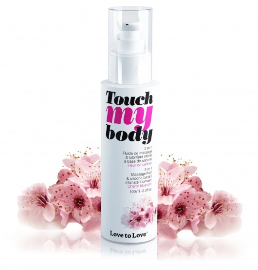 Силиконовый лубрикант 2-в-1 Touch My Body с ароматом вишнёвого цвета - 100 мл. - Love to Love - купить с доставкой в Набережных Челнах
