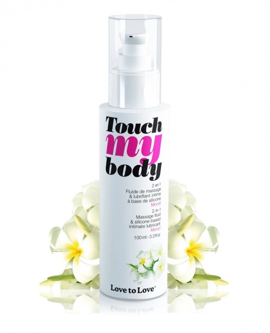 Силиконовый лубрикант 2-в-1 Touch My Body с ароматом моной - 100 мл. - Love to Love - купить с доставкой в Набережных Челнах