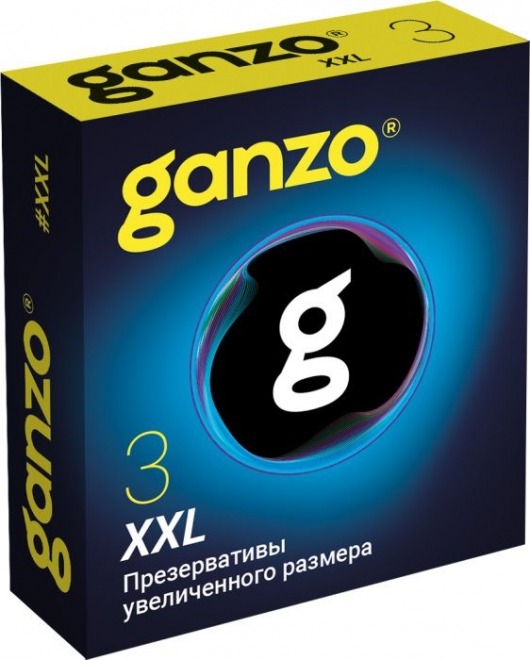 Презервативы увеличенного размера Ganzo XXL - 3 шт. - Ganzo - купить с доставкой в Набережных Челнах