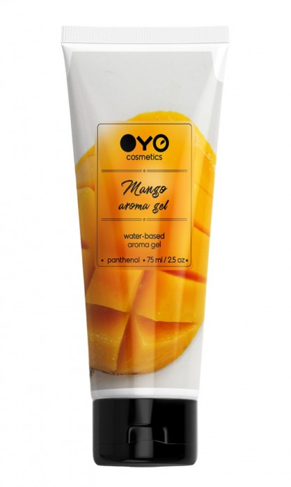 Лубрикант на водной основе OYO Aroma Gel Mango с ароматом манго - 75 мл. - OYO - купить с доставкой в Набережных Челнах