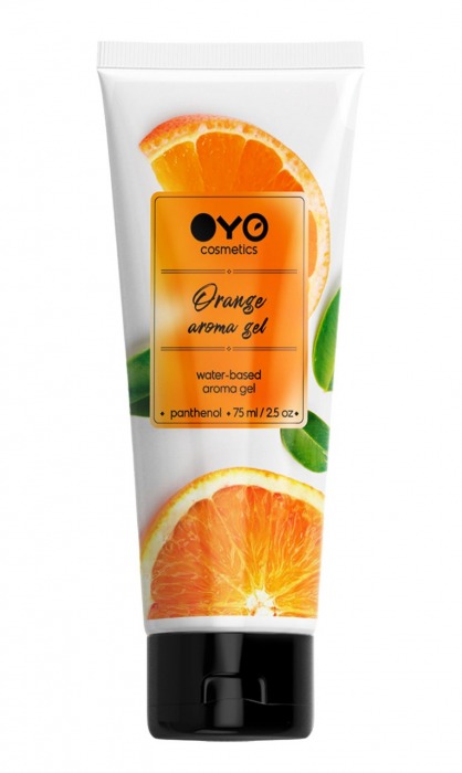 Лубрикант на водной основе OYO Aroma Gel Orange с ароматом апельсина - 75 мл. - OYO - купить с доставкой в Набережных Челнах