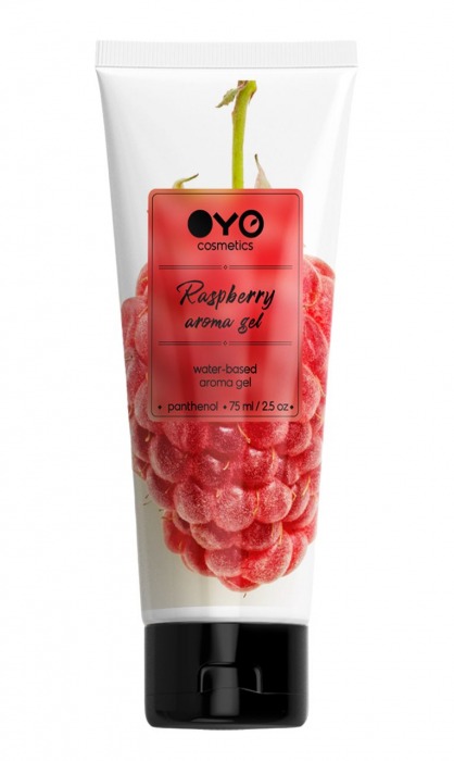 Лубрикант на водной основе OYO Aroma Gel Raspberry с ароматом малины - 75 мл. - OYO - купить с доставкой в Набережных Челнах