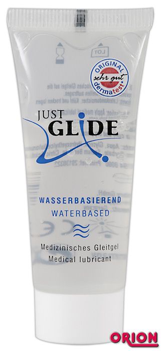 Вагинальная смазка на водной основе JUSTGLIDE - 20 мл. - Orion - купить с доставкой в Набережных Челнах