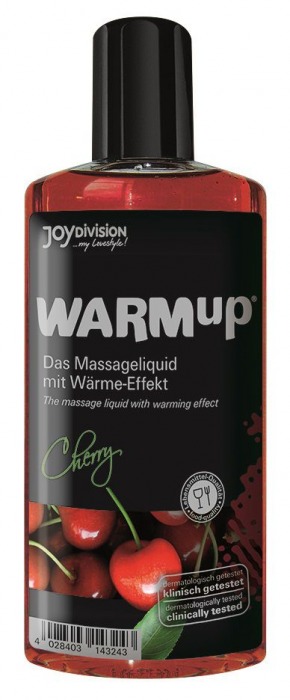 Разогревающее масло WARMup Cherry - 150 мл. - Joy Division - купить с доставкой в Набережных Челнах