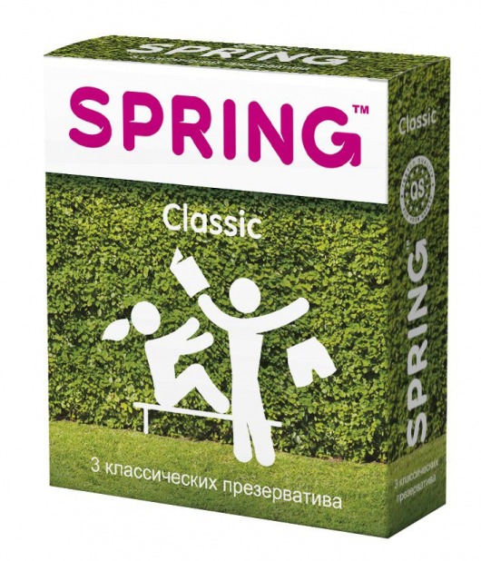 Классические презервативы SPRING CLASSIC - 3 шт. - SPRING - купить с доставкой в Набережных Челнах