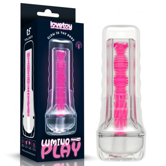 Светящийся в темноте мастурбатор 8.5 Lumino Play Masturbator - Lovetoy - в Набережных Челнах купить с доставкой