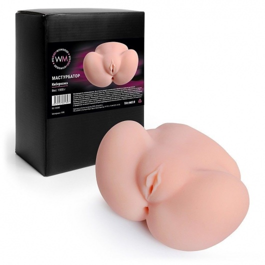 Реалистичный мастурбатор с двумя функциональными отверстиями - Erowoman-Eroman - в Набережных Челнах купить с доставкой