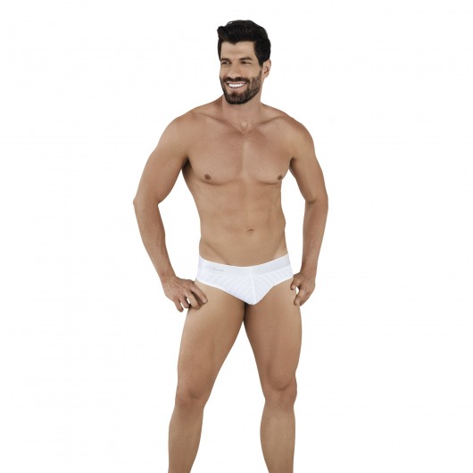 Белые трусы-бразилиана Lucerna Thong - Clever Masculine Underwear купить с доставкой