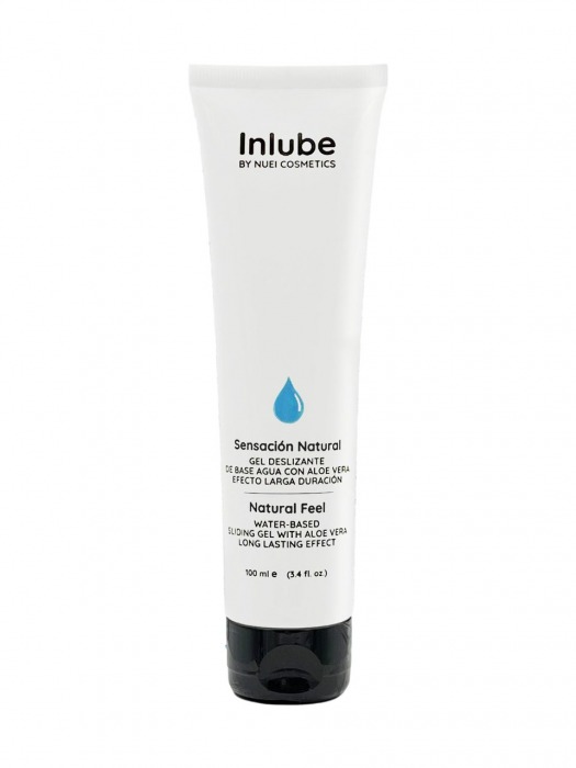 Интимный лубрикант с алоэ вера Inlube Natural Feel - 100 мл. - Nuei cosmetics - купить с доставкой в Набережных Челнах