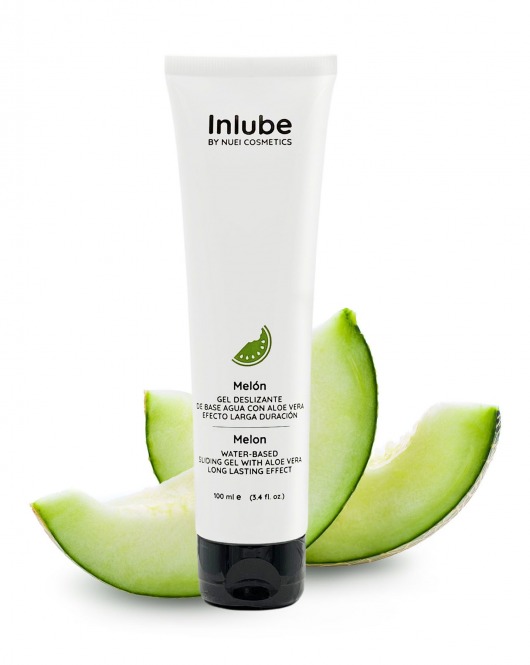 Лубрикант на водной основе Nuei Inlube с алоэ вера и ароматом дыни - 100 мл. - Nuei cosmetics - купить с доставкой в Набережных Челнах