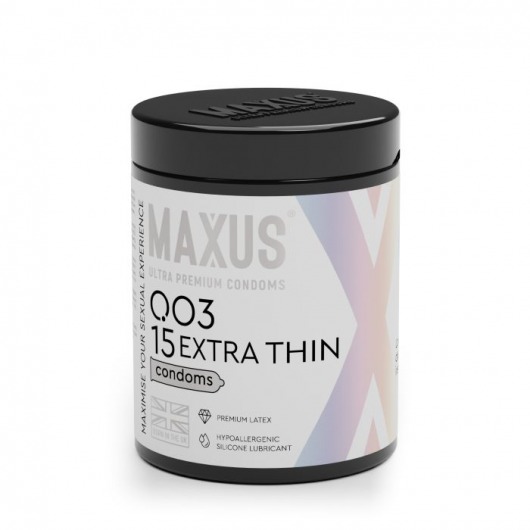 Экстремально тонкие презервативы MAXUS 003 Extra Thin - 15 шт. - Maxus - купить с доставкой в Набережных Челнах