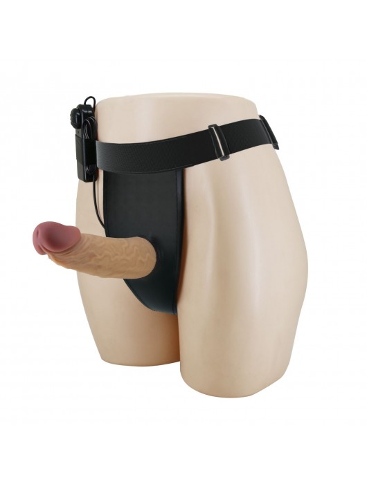 Полый вибрострапон на регулируемых трусиках Draven - 17,5 см. - Baile - купить с доставкой в Набережных Челнах