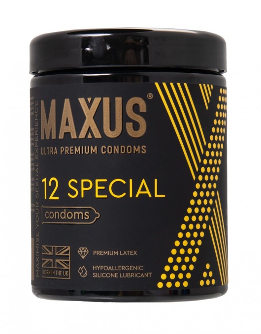 Презервативы с точками и рёбрами MAXUS Special - 12 шт. - Maxus - купить с доставкой в Набережных Челнах
