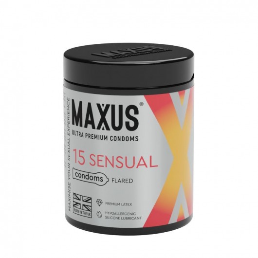 Анатомические презервативы MAXUS Sensual - 15 шт. - Maxus - купить с доставкой в Набережных Челнах