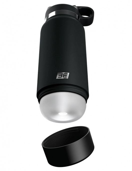 Черный мастурбатор в виде бутылки Fap Flask - Pipedream - в Набережных Челнах купить с доставкой