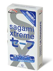 Презервативы Sagami Xtreme Ultrasafe с двойным количеством смазки - 10 шт. - Sagami - купить с доставкой в Набережных Челнах