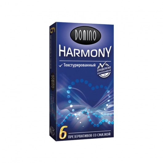 Текстурированные презервативы Domino Harmony - 6 шт. - Domino - купить с доставкой в Набережных Челнах