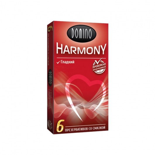 Гладкие презервативы Domino Harmony - 6 шт. - Domino - купить с доставкой в Набережных Челнах
