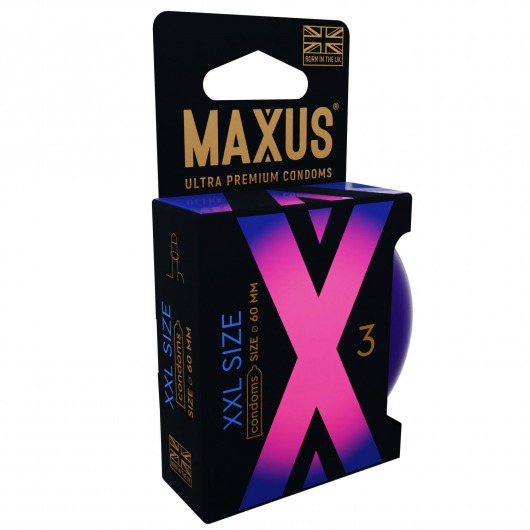 Презервативы Maxus XXL увеличенного размера - 3 шт. - Maxus - купить с доставкой в Набережных Челнах