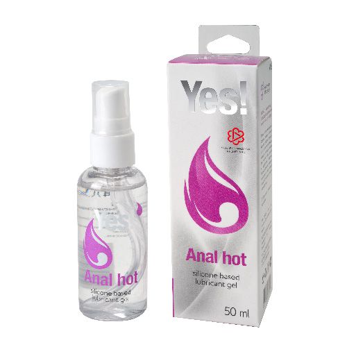 Согревающая силиконовая гель-смазка Yes Anal hot - 50 мл. - Sitabella - купить с доставкой в Набережных Челнах