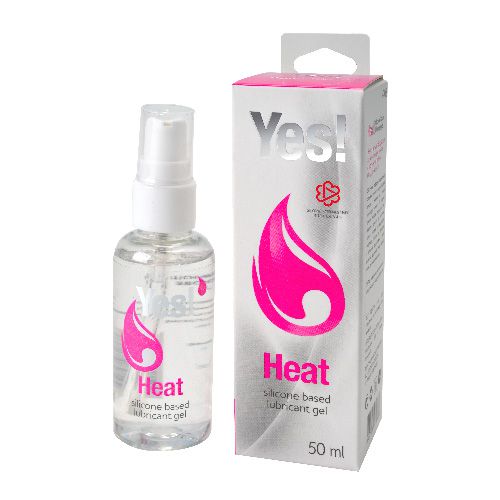 Возбуждающая силиконовая вагинальная смазка Yes Heat - 50 мл. - Sitabella - купить с доставкой в Набережных Челнах