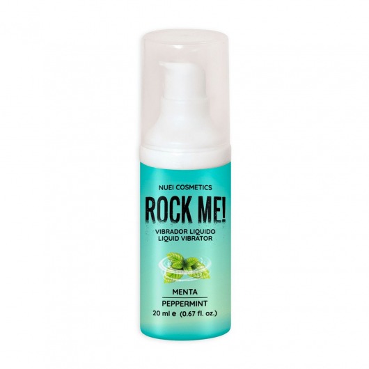 Жидкий вибратор Nuei Rock Me! с ароматом мяты - 20 мл. - Nuei cosmetics - купить с доставкой в Набережных Челнах