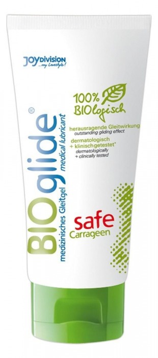 Гель-лубрикант на водной основе BIOglide safe Carrageen - 100 мл. - Joy Division - купить с доставкой в Набережных Челнах