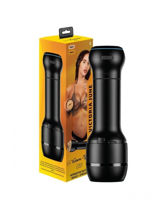 Мастурбатор-ротик с интерактивной насадкой PowerBlow   FeelVictoria Mouth - Kiiroo - в Набережных Челнах купить с доставкой