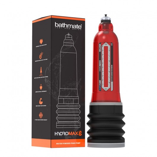 Красная гидропомпа Bathmate HydroMAX8 - Bathmate - в Набережных Челнах купить с доставкой