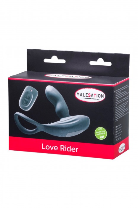 Стимулятор простаты с эрекционным кольцом Love Rider - MALESATION - в Набережных Челнах купить с доставкой