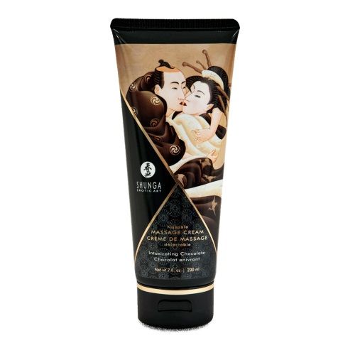 Массажный крем для тела с ароматом шоколада Intoxicating Chocolate - 200 мл. - Shunga - купить с доставкой в Набережных Челнах