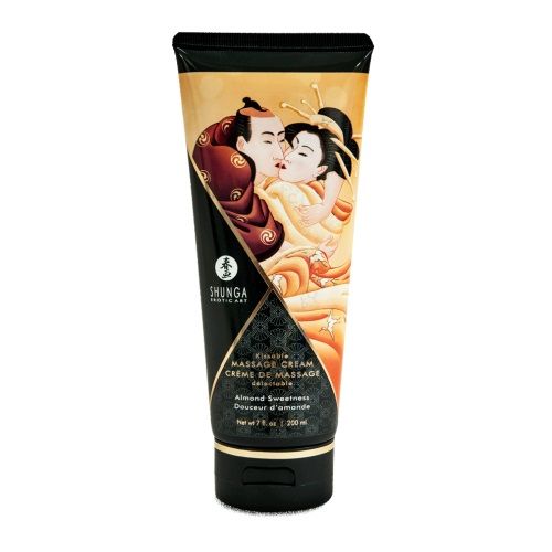 Массажный крем для тела с ароматом миндаля Almond Sweetness - 200 мл. - Shunga - купить с доставкой в Набережных Челнах