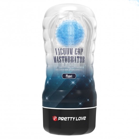 Прозрачный текстурированный мастурбатор Vacuum Cup Masturbator Planet - Baile - в Набережных Челнах купить с доставкой