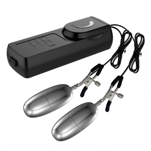 Зажимы на соски с вибрацией - Baile