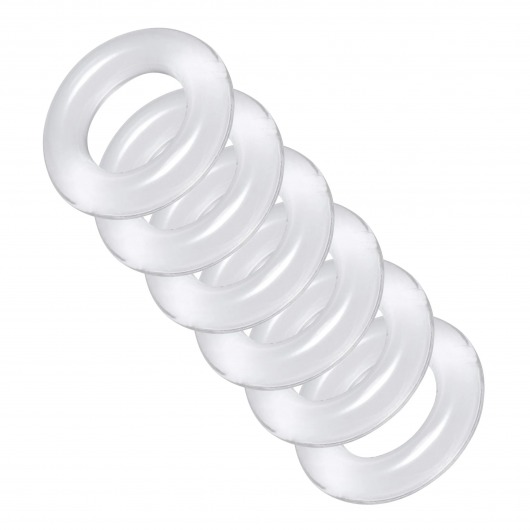 Комплект из 6 прозрачных эрекционных колец Ring Master Custom Ball Stretcher Kit - XR Brands - в Набережных Челнах купить с доставкой