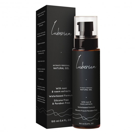 Интимный гель на водной основе с экстрактами нони и нима Luberium Natural Gel - 100 мл. - Luberium - купить с доставкой в Набережных Челнах