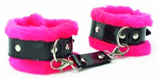Розовые наручники с мехом BDSM Light - БДСМ Арсенал - купить с доставкой в Набережных Челнах