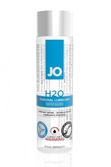 Возбуждающий лубрикант на водной основе JO Personal Lubricant H2O Warming - 120 мл. - System JO - купить с доставкой в Набережных Челнах