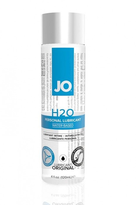 Нейтральный лубрикант на водной основе JO Personal Lubricant H2O - 120 мл. - System JO - купить с доставкой в Набережных Челнах