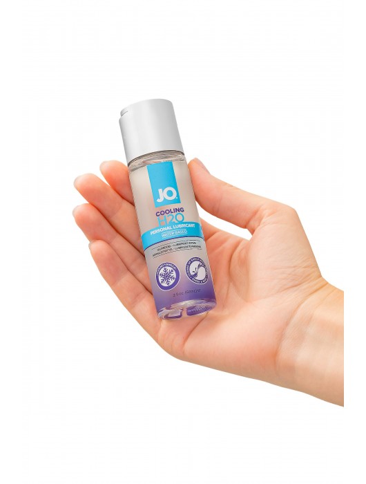 Охлаждающий лубрикант на водной основе JO Personal Lubricant H2O COOLING - 60 мл. - System JO - купить с доставкой в Набережных Челнах